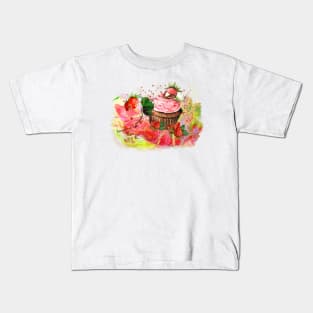 Strawberry Love For Ever 02 Kids T-Shirt